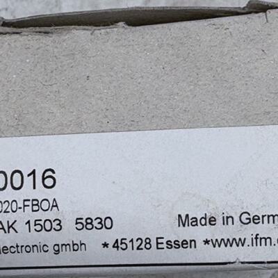 IFM ELECTRONIC IB0016 IBE2020FBOA  CAPTEUR INDUCTIF x1