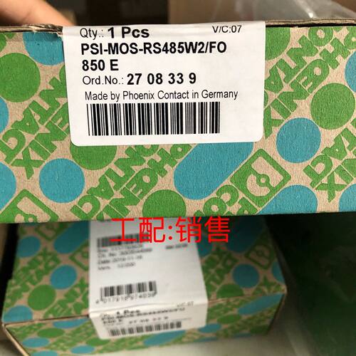 PSI-MOS-RS485W2FO 850 E - 2708339菲尼克斯模块FO转换器