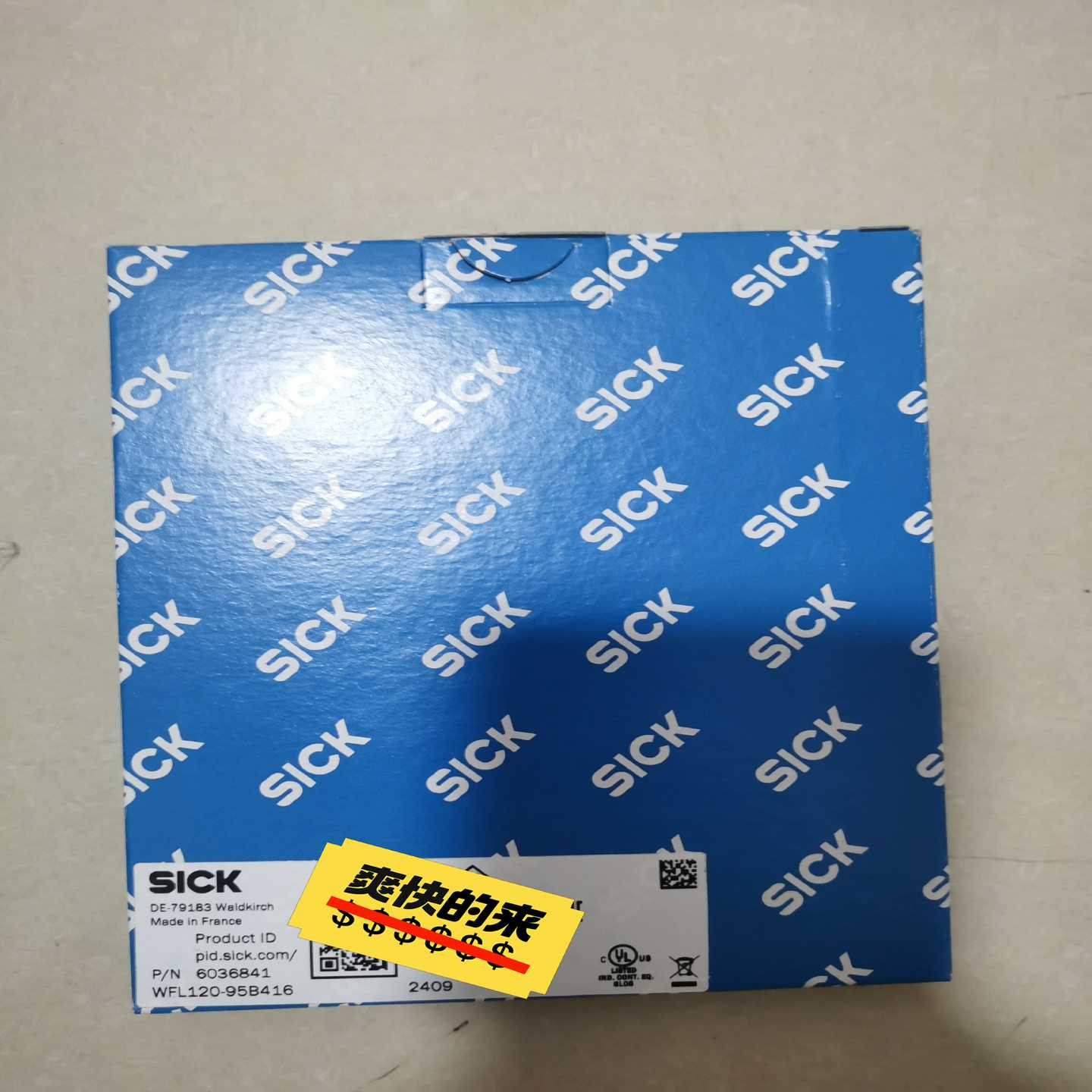 询价SICK槽型光电传感器WFL120-95B416，全新正品，