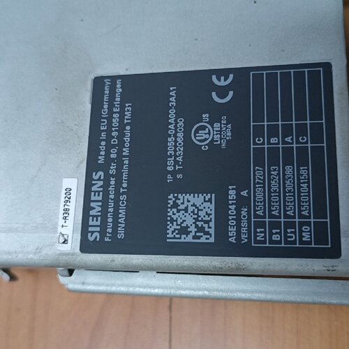 溢价-SINAMICS终端模块TM31型号6SL3055