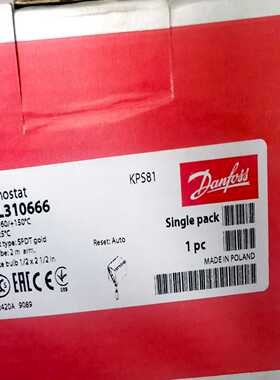 询价原装正品KPS81060L310666丹佛斯温度开关