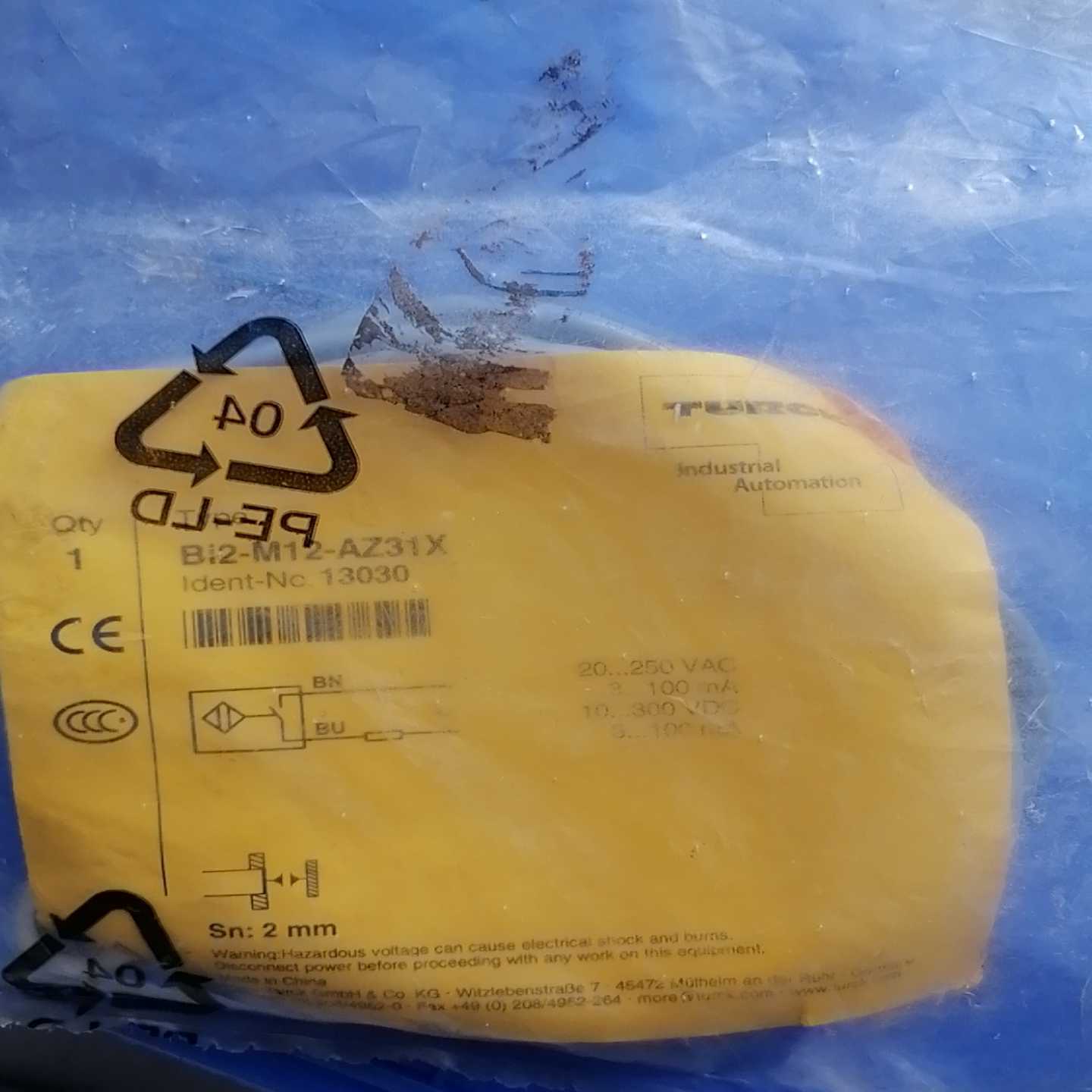 【议价】图尔克传感器BI2-M12-AZ31X适用