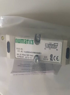 配件NumaticsASCO双电控电磁阀122BB400M000061议价