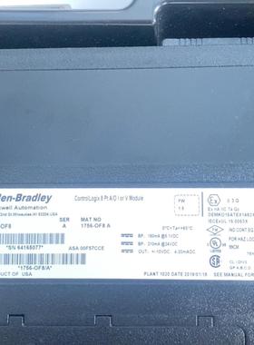 【请询价】全新罗克韦尔AB 1756-OF8模块ControlLog