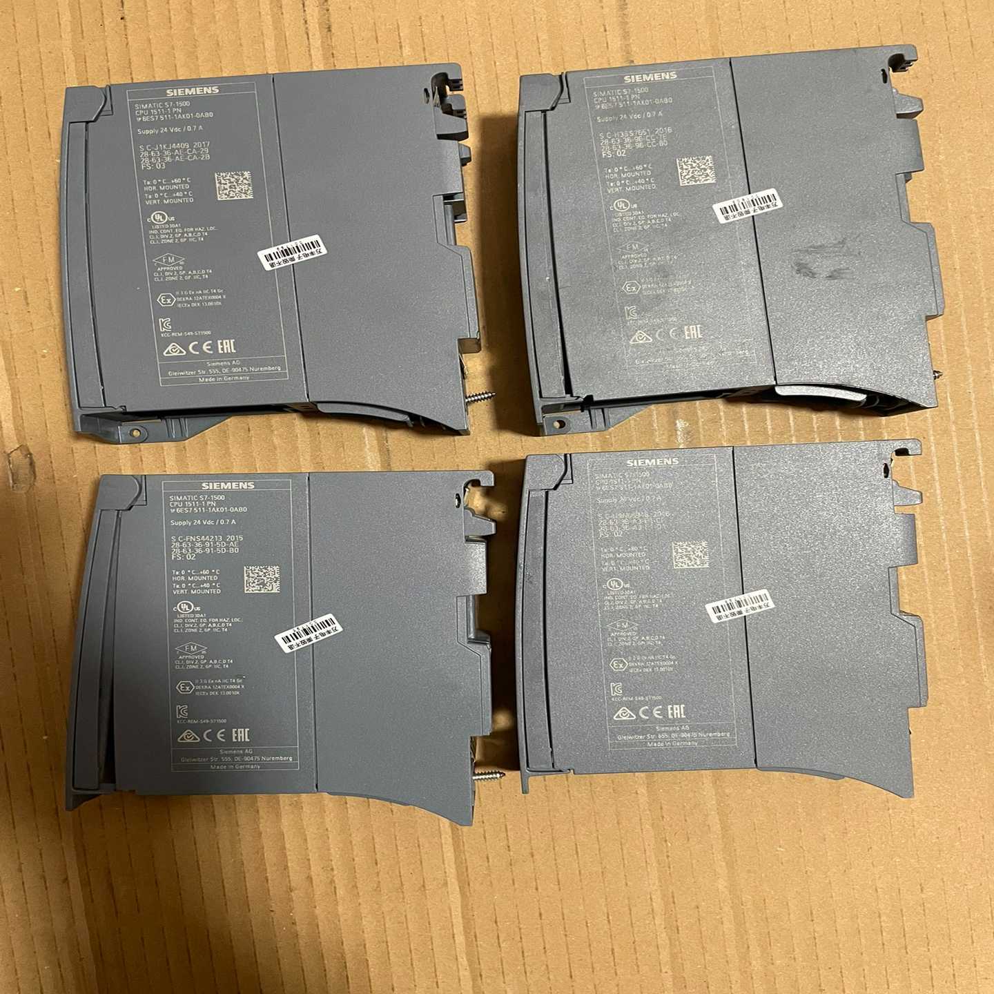 西门子S7-1500511-1AK01-0AB0，实图拍摄-议价