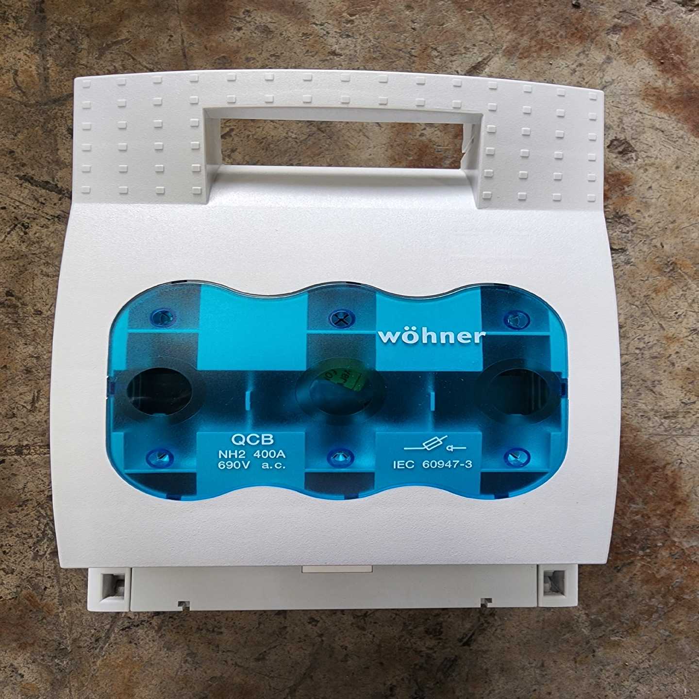 纳尔Wohner熔断器底座 QCB-NH2母线式690V 4~询价