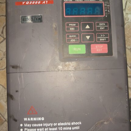 询价*誉强变频器YQ3000A7203P7G3.7kw22