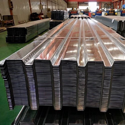 镀锌楼承板压型瓦楞板钢结构免浇筑楼层板开口闭口缩口可拆底膜式