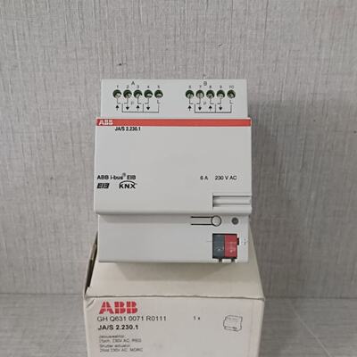 ABB JAS 2.230.1 GH Q631 0071 R0111 230VAC SHUTTER ACTUATOR