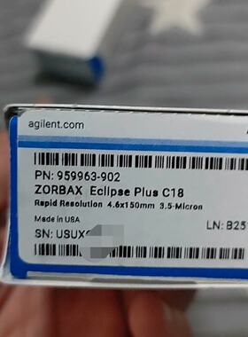 安捷伦 ZORBAX RR-Eclipse Plus C18-议价