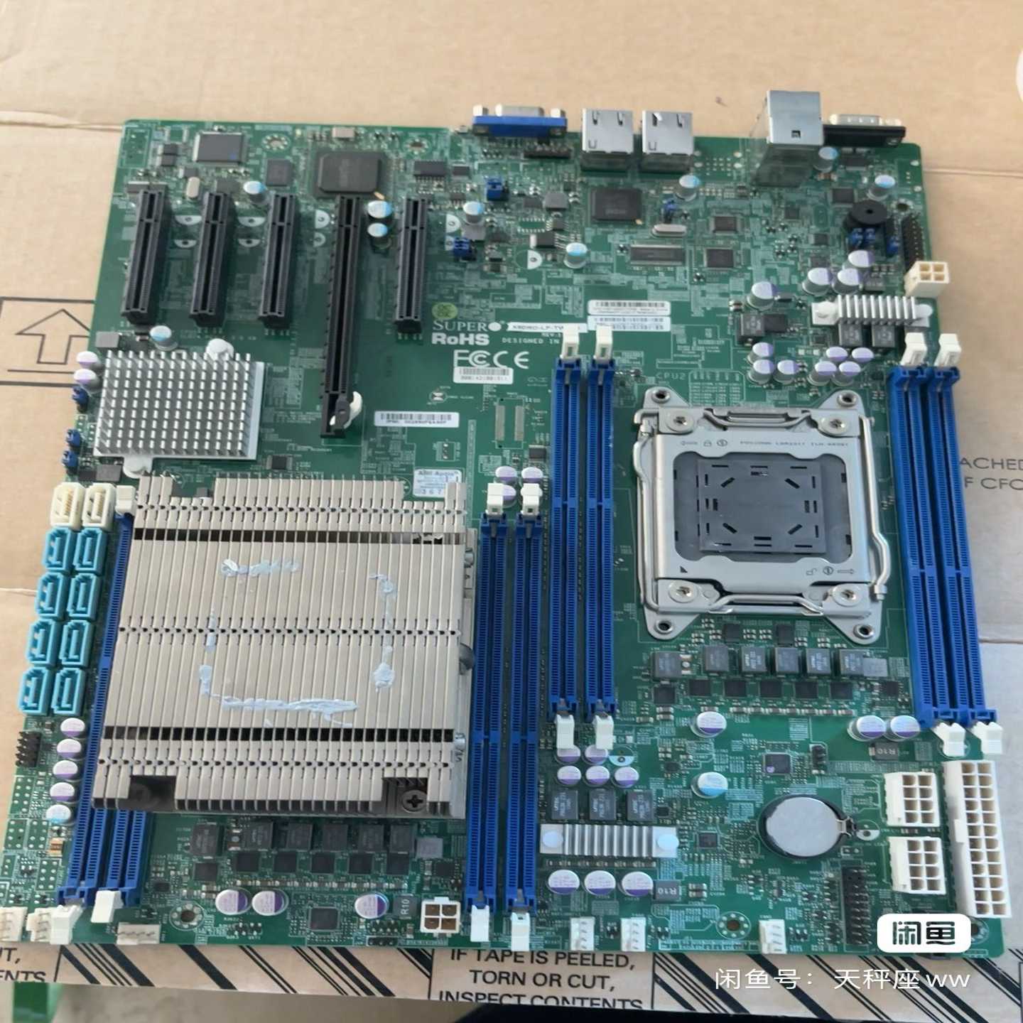 （议价）超微X9DRD-LF-TW008x79双路服务器主板，拆