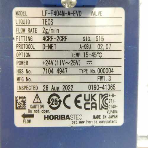 全新HORIBALF-F404M-A-EVD流量计，TEO--议价商品