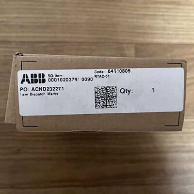 议价全新原装ABB总线配接器脉冲编码接口模块RTAC-01现货出售RCAN