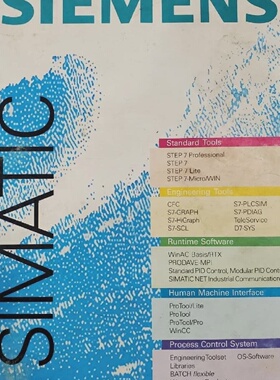 SIEMENS 6AV65822BX060DX0 PRO TOOLPRO CONFIGURATION V6.0SP3 S