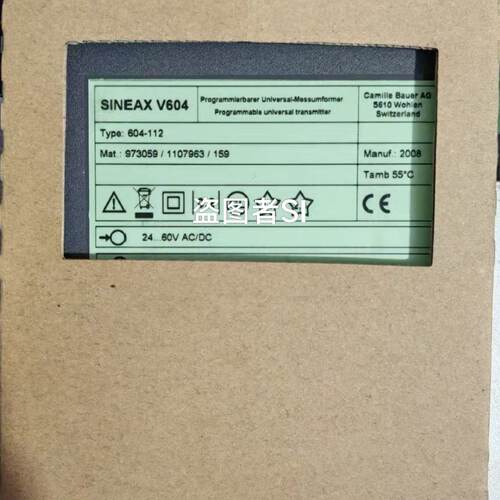 德国 通用可编程变送器SINEAX V604-112 973—议价