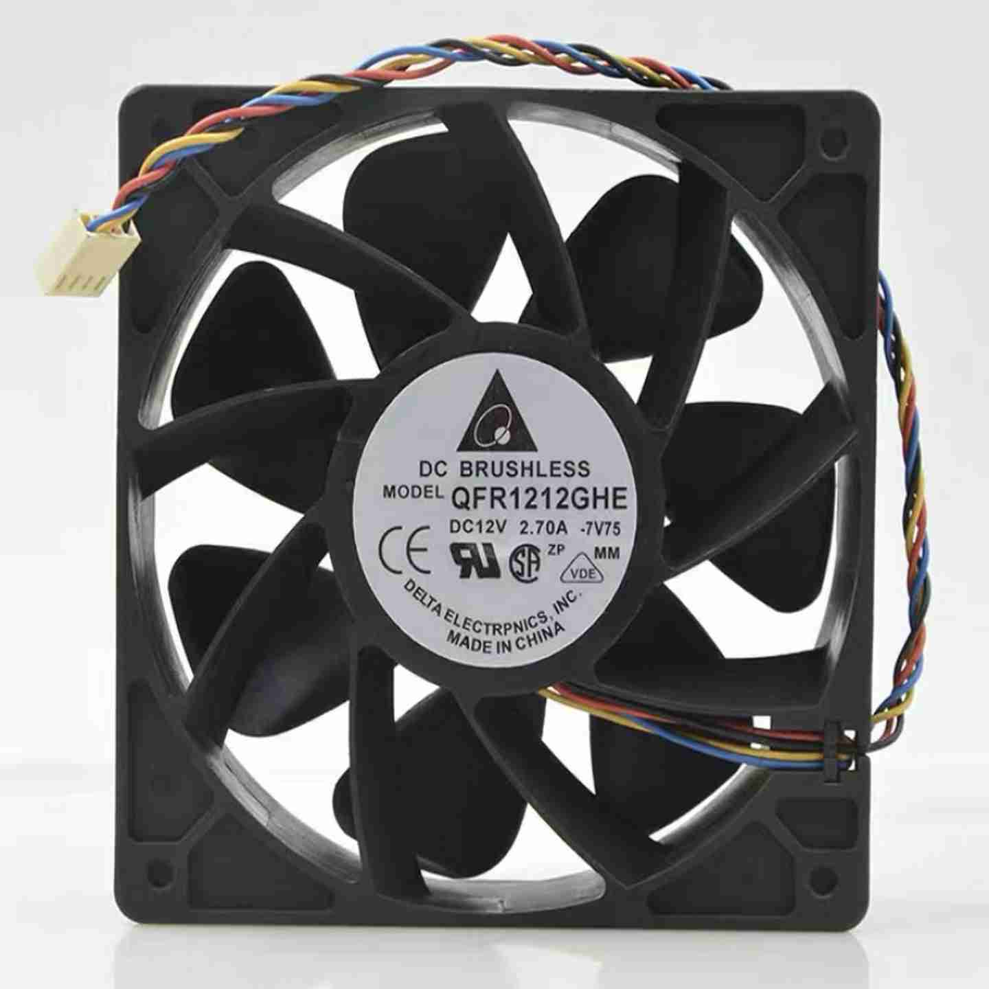 议价-2.7AQFR1212GHE12v2线全速4线PWM温控散热风扇-C议价