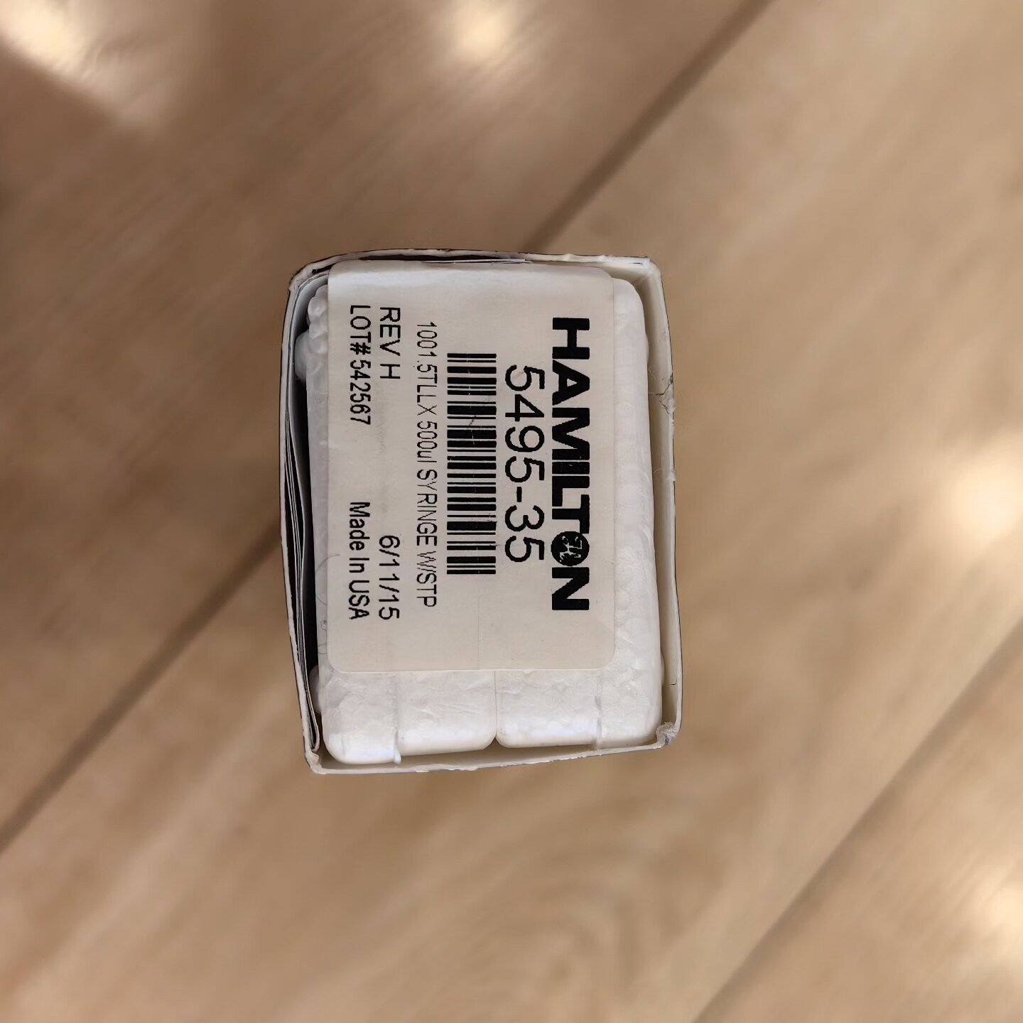 汉密尔顿全新注射器型号549535美国制造原装正品