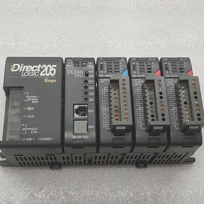 KOYO DIRECT LOGIC 205 PLC D204B1 PS D2240 CPU D216ND32 IN D2