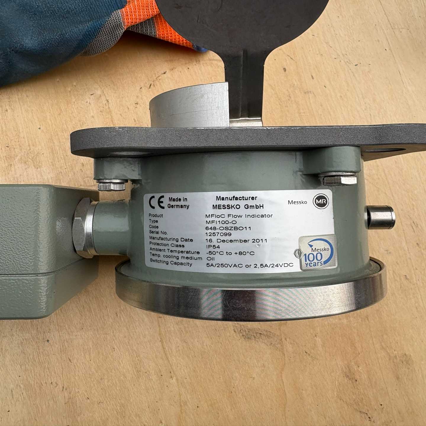 MESSKO油流继电器MFI100-O、全新未使用，无包装，--议价商品