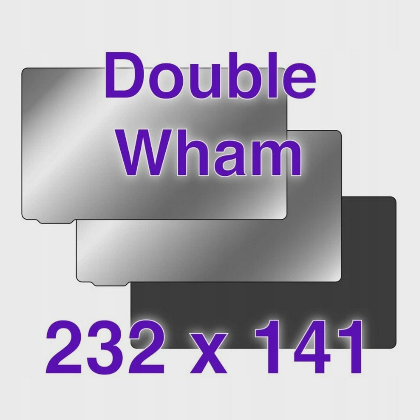 WhamBamDoubleWham232x141毫米柔性构建板适用于EPAX和An