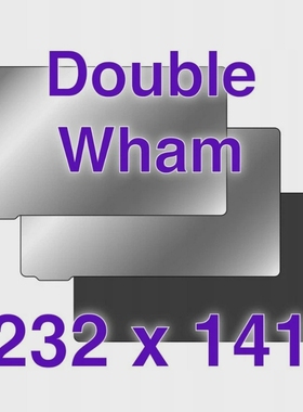 WhamBamDoubleWham232x141毫米柔性构建板适用于EPAX和An