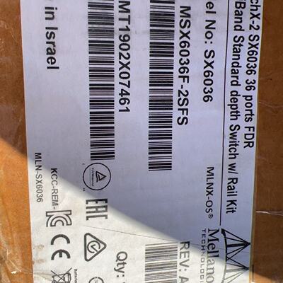 Mellanox SX6036 36口 InfiBand-询价