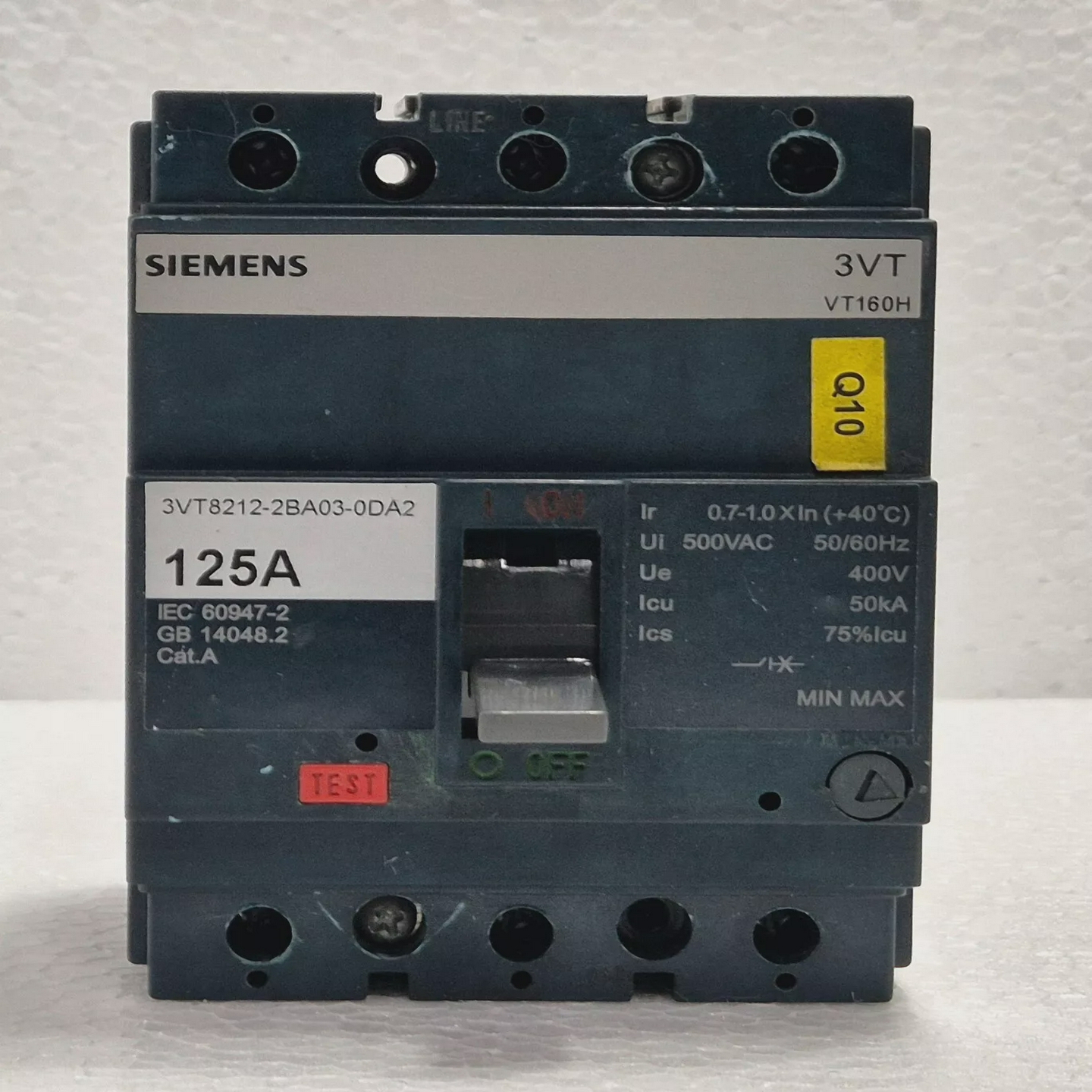 西门子3VTVT160H断路器3VT8212-2BA03-0DA2125A