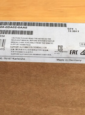 议价6ES74050DA020AA0S7400电源PS4056ES74050DA020AA0