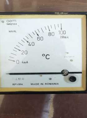 【幸琪商铺】2-1-3 温度表 1MQ144 0-100℃ 开孔尺寸13