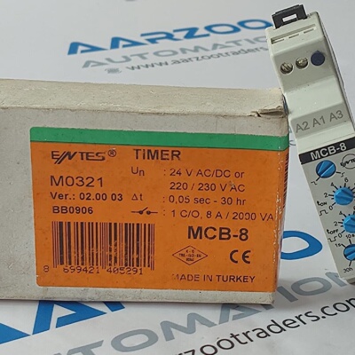 BB0906 Neuf MCB8 ENTES MCB8 005 sec30 Hr Minuteur 24V AC  Dc