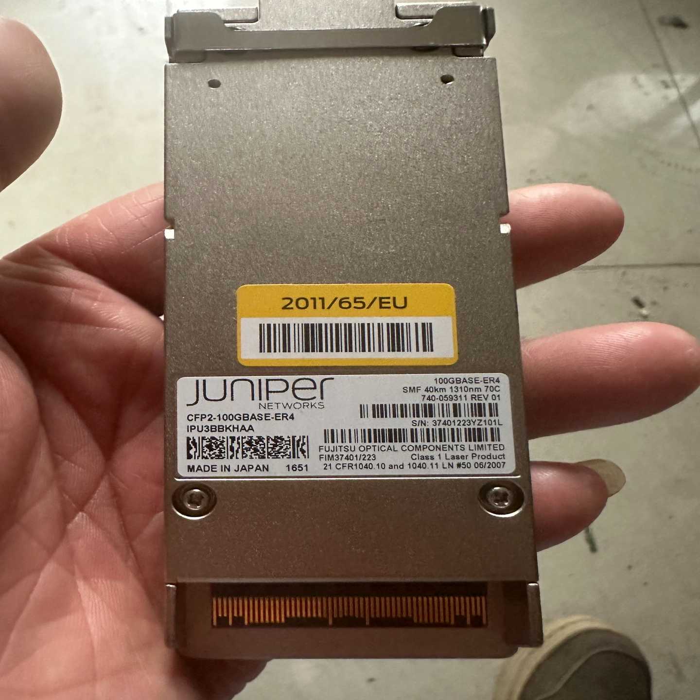 议价拆机MJuniperCFP-100GBASE-ER440K现货/维修