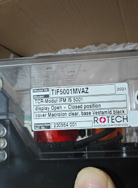 TIF5001MVAZ限位开关盒德国ROTECH全新-议价