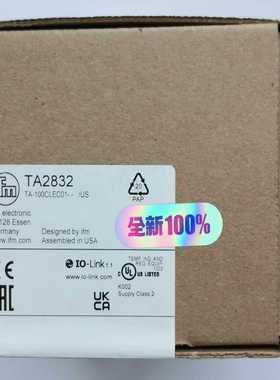 【议价】 IFM易福门 TA2832 温度传感器项目剩