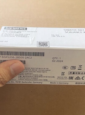 议价6GK52062BS002AC2西门子SCALANCEXC2062SFP交换机52062BS00