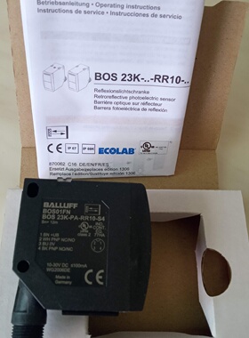 议价巴鲁夫BOS 23K-PA-RR10-S4感测器B0S R-1现货BOS01FN/R/M4