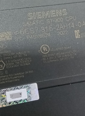 议价西门子S7300CPU模块6ES73152AH14议价