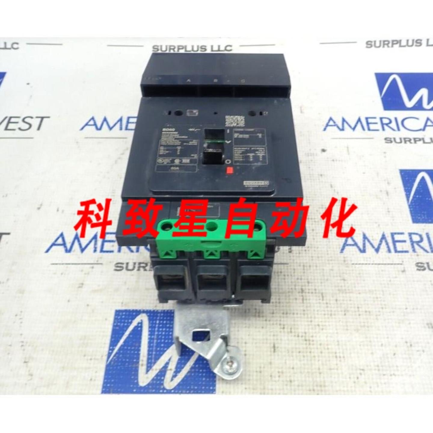 工业配件BDA36060 3极60安培 600伏I-LINE POWERPACT断路器