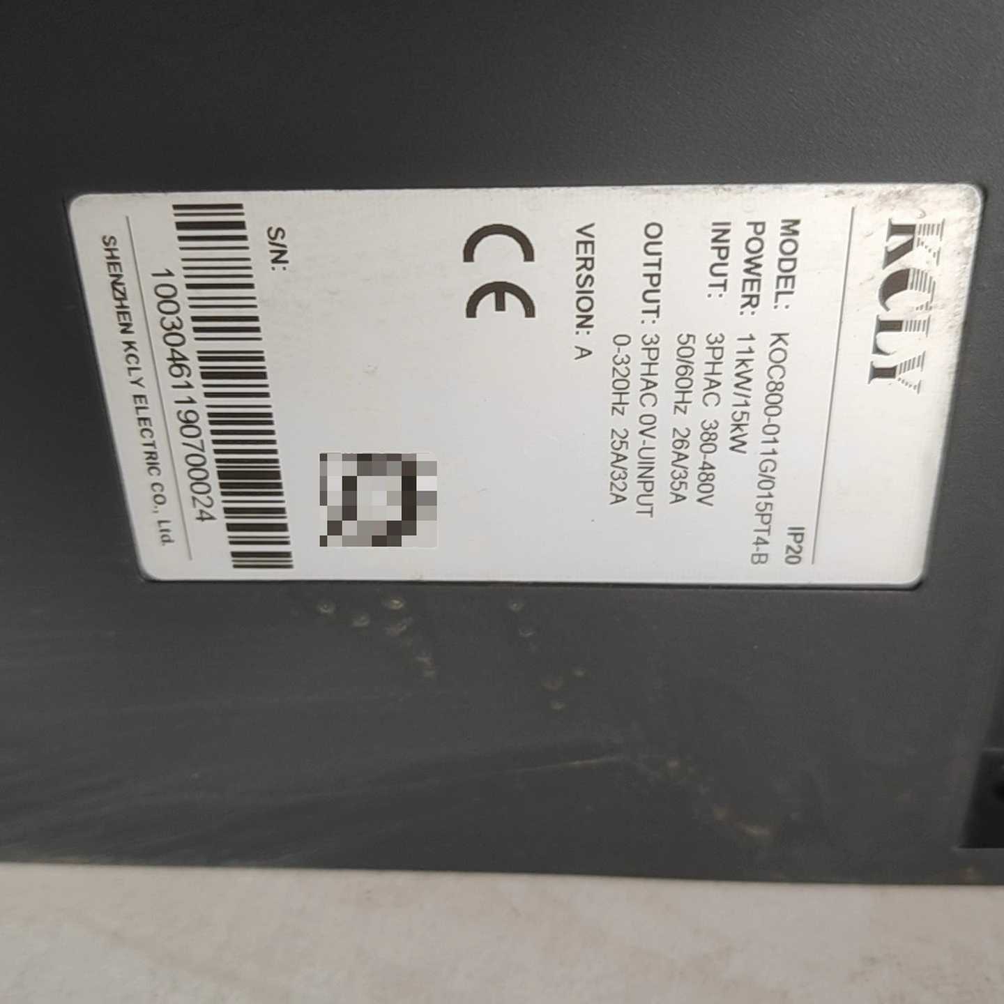 议价科创力源变频器KOC800-011G/015PT4-B3