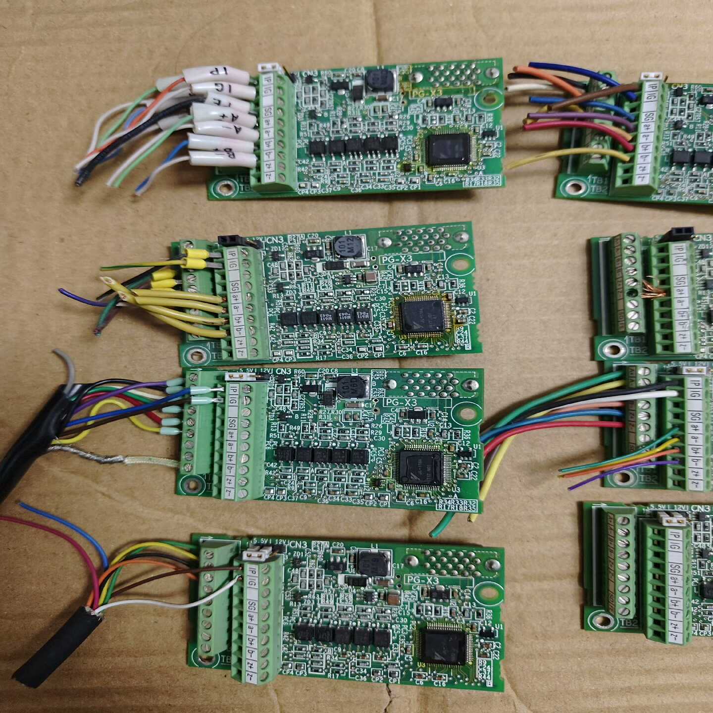 询价安川变频器PG卡，PG-X3卡，ETC740171，一起有9