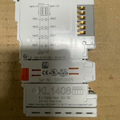 寻》》倍福BECKHOFFKL1408数字输入模块8路数字输入
