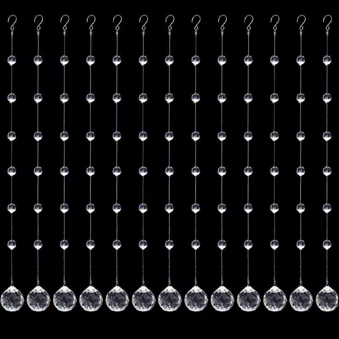 水晶菠萝珠帘婚庆道具婚礼用品舞台网红吊顶酒店装饰串珠线帘成品,居家布艺,珠帘/挂帘,淘宝优惠券,粉丝福利购,淘宝优惠卷