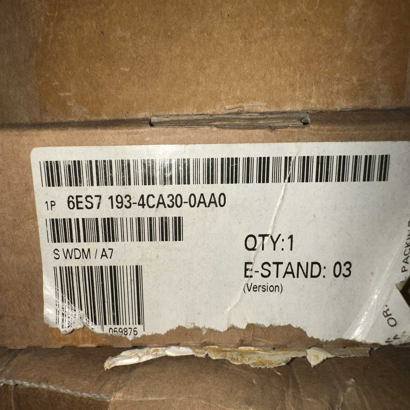 全新正品西门子6ES7193-4CA30-0AA0，有好几--议价商品
