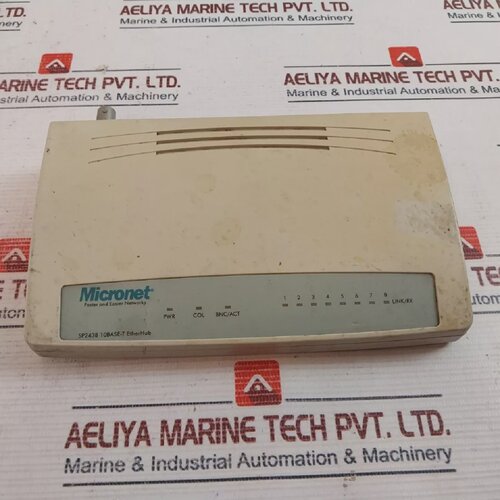 寻Micronet Sp243b 10baset Etherhub Uplink BNC Network Hub 7.