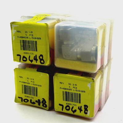 NEW LOT OF 20 HAMLET 765L SS 38 COMPRESSION UNION ELBOW