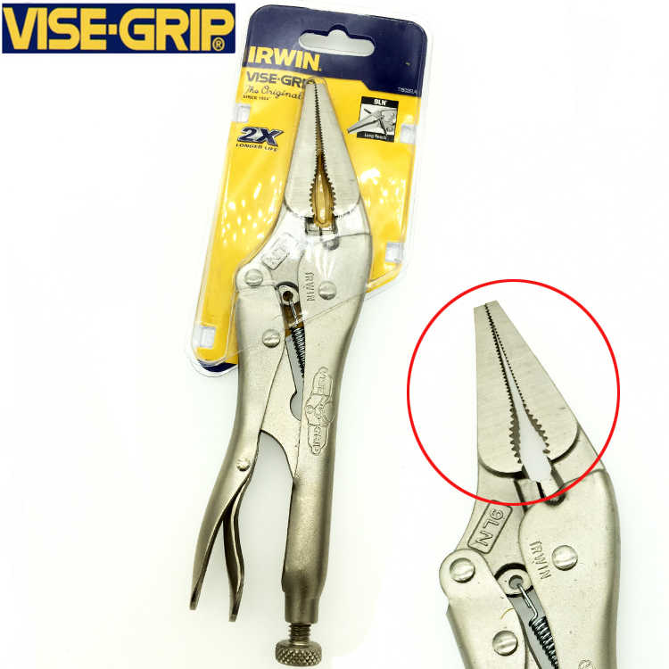 IRWIN握手尖嘴大力钳VISEGRIP电工快速尖嘴钳4LN 6LN 9LN