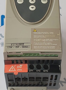 New Open Box Telemecanique ATV11HU09M2E Altivar 11 0.37 KW V