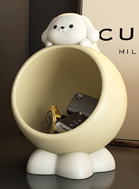 入户放钥匙收纳玄关摆件进门口置物架桌面神器客厅装饰品乔迁礼物