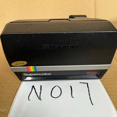 宝丽来635Supercolor彩虹拍立得相机，经典银黑配--议价商品