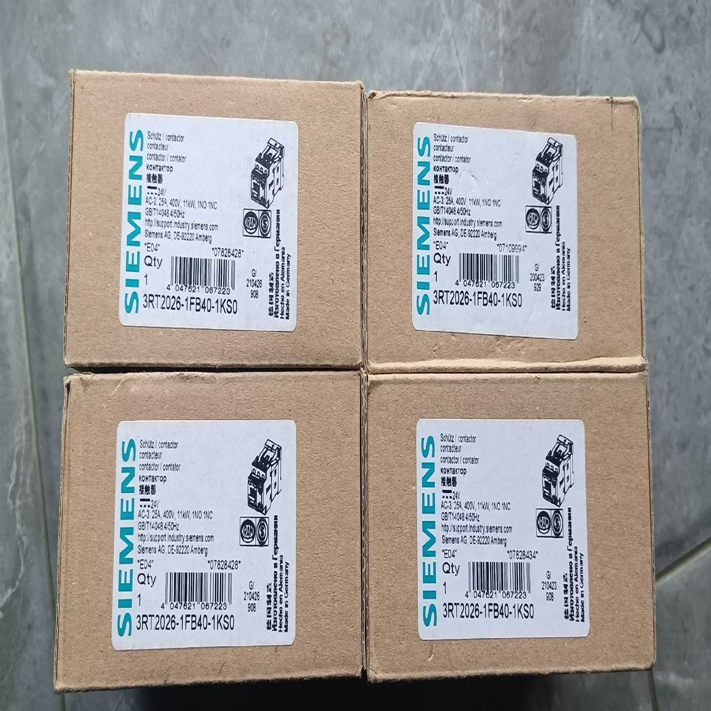 询价全新西门子3RT2026-1FB40-1KS0，Dc24V，