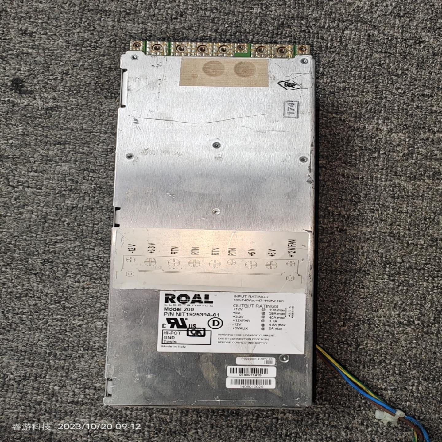 【请询价】ROAL电源模块 200 PN NIT192539A-01